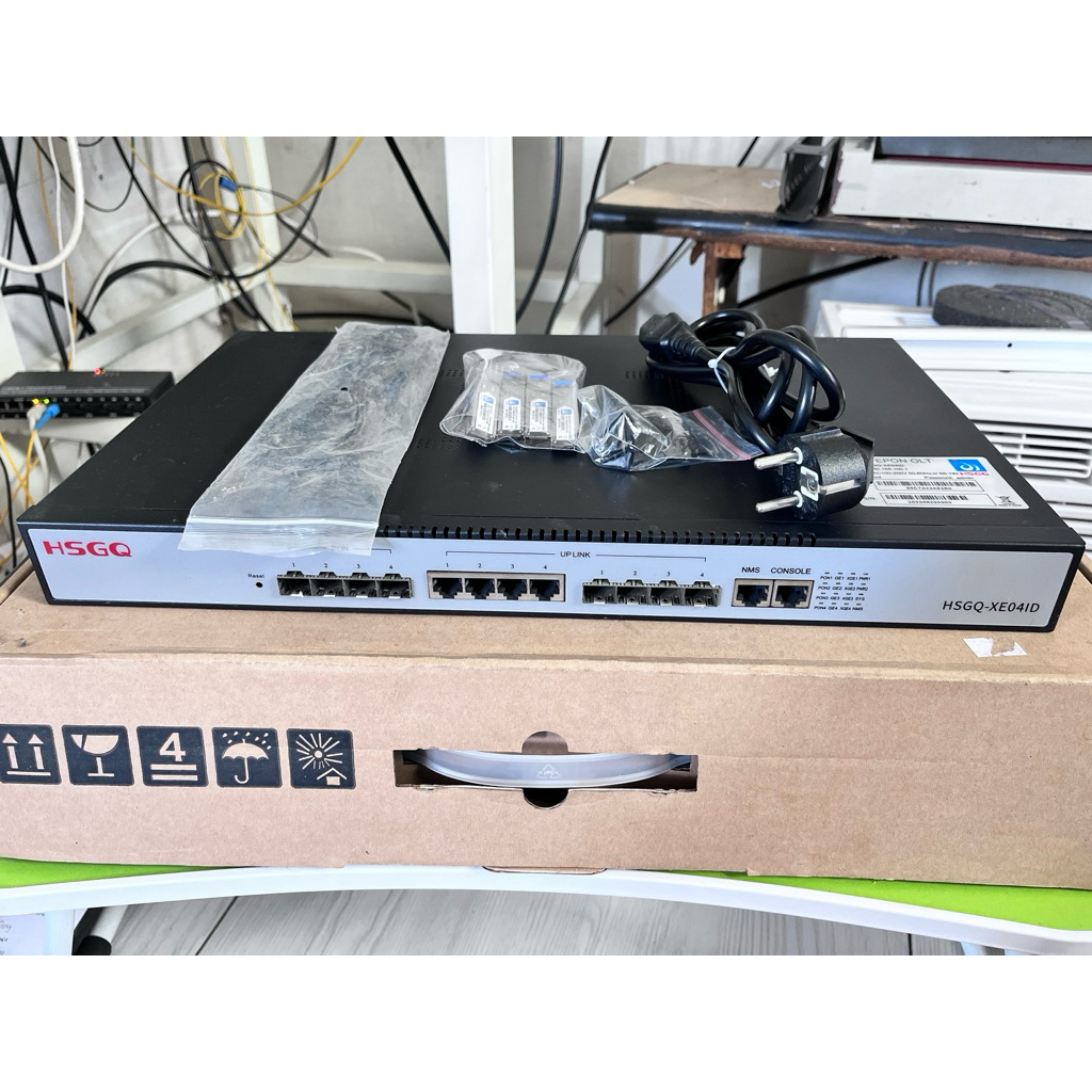 EPON HSGQ 4 Port XE04ID OLT 4 PON Original | OLT EPON HSGQ 4 Port | HSGQ Epon 4 Pon