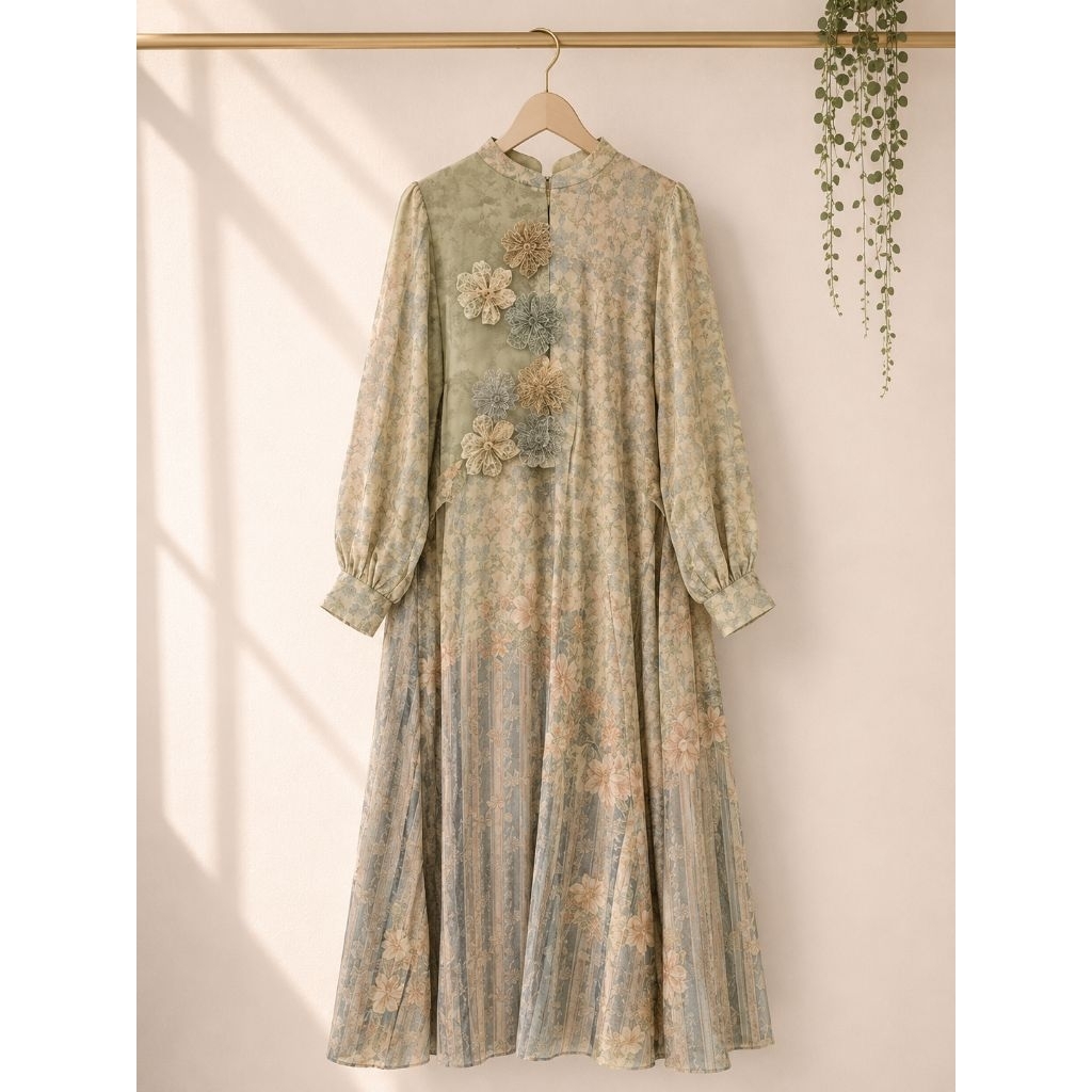 Amala Dress Lime (Muda Signature)