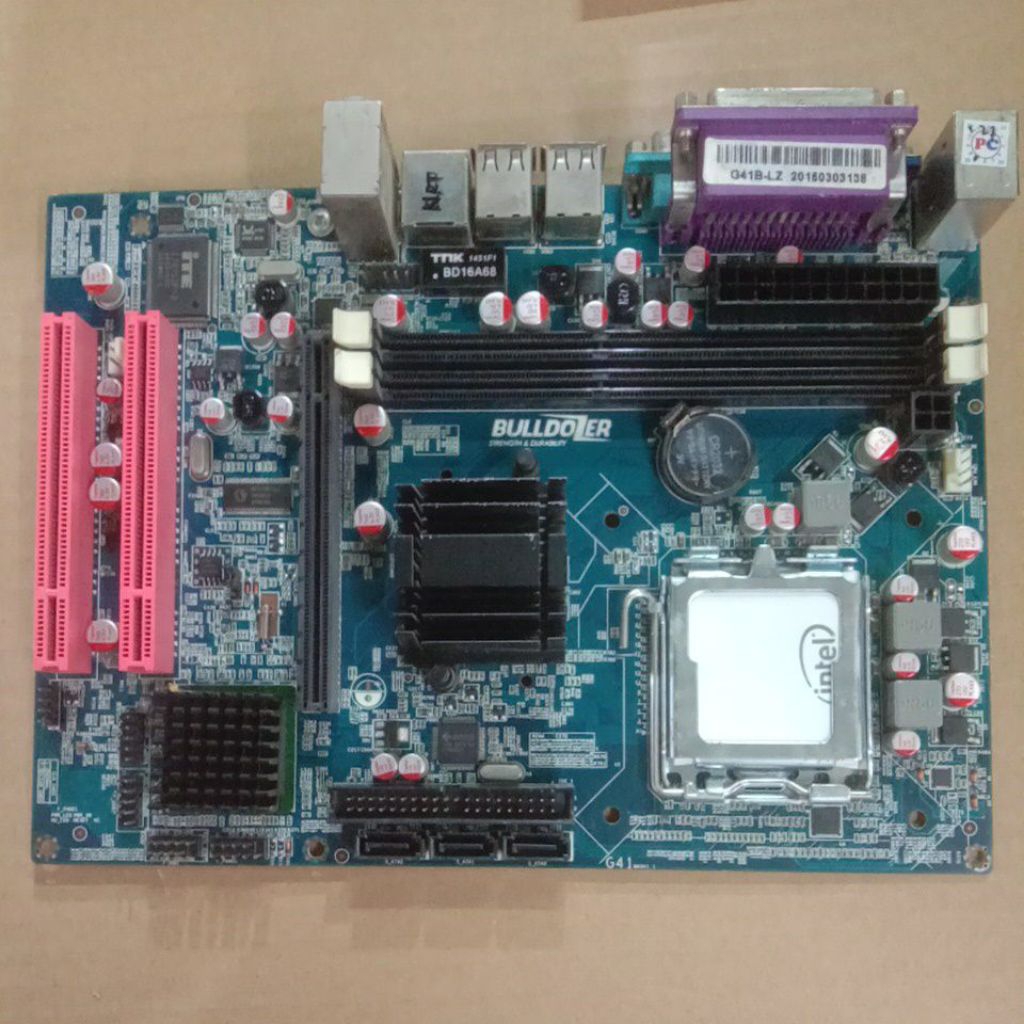 mainboard G41 DDR 3 LGA 775 bulldoser murah