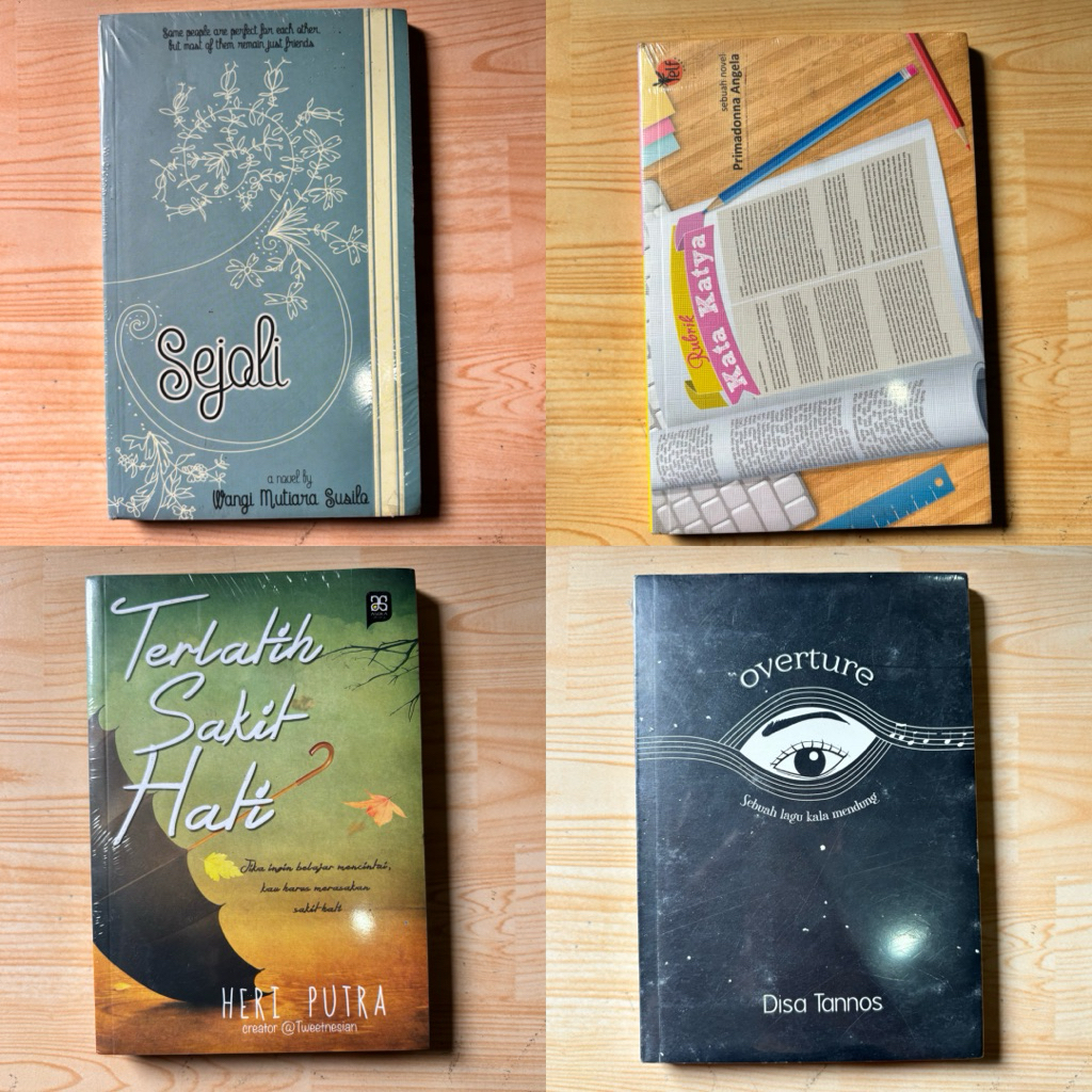 OBRAL NOVEL MURAH SET 4 JUDUL  / OBRAL MURAH NOVEL ROMANSA