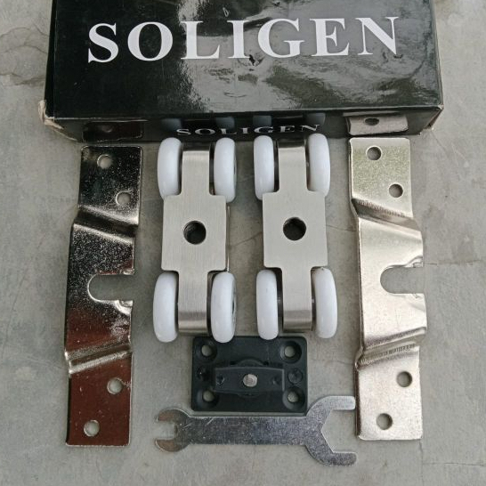 Roda Rel Pintu Geser Sliding / Roda Rel Pintu Dorong SOLIGEN / Roda rel pintu dorong geser SOLIGEN 1