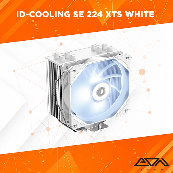 ID-COOLING SE 224 XTS White CPU Cooler Cooling ID COOLING SE-224 XTS