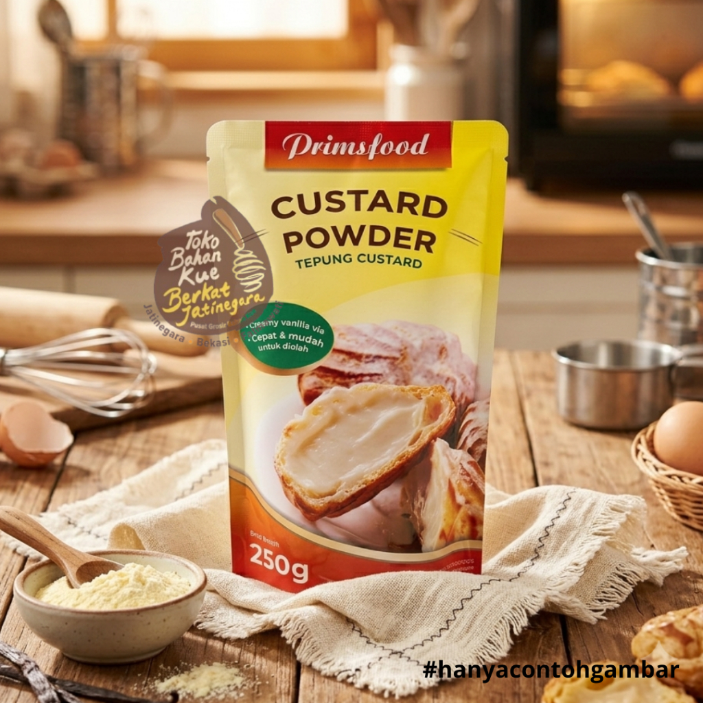 PRIMSFOOD CUSTARD POWDER 250 GR / TEPUNG CUSTARD / TEPUNG VLA