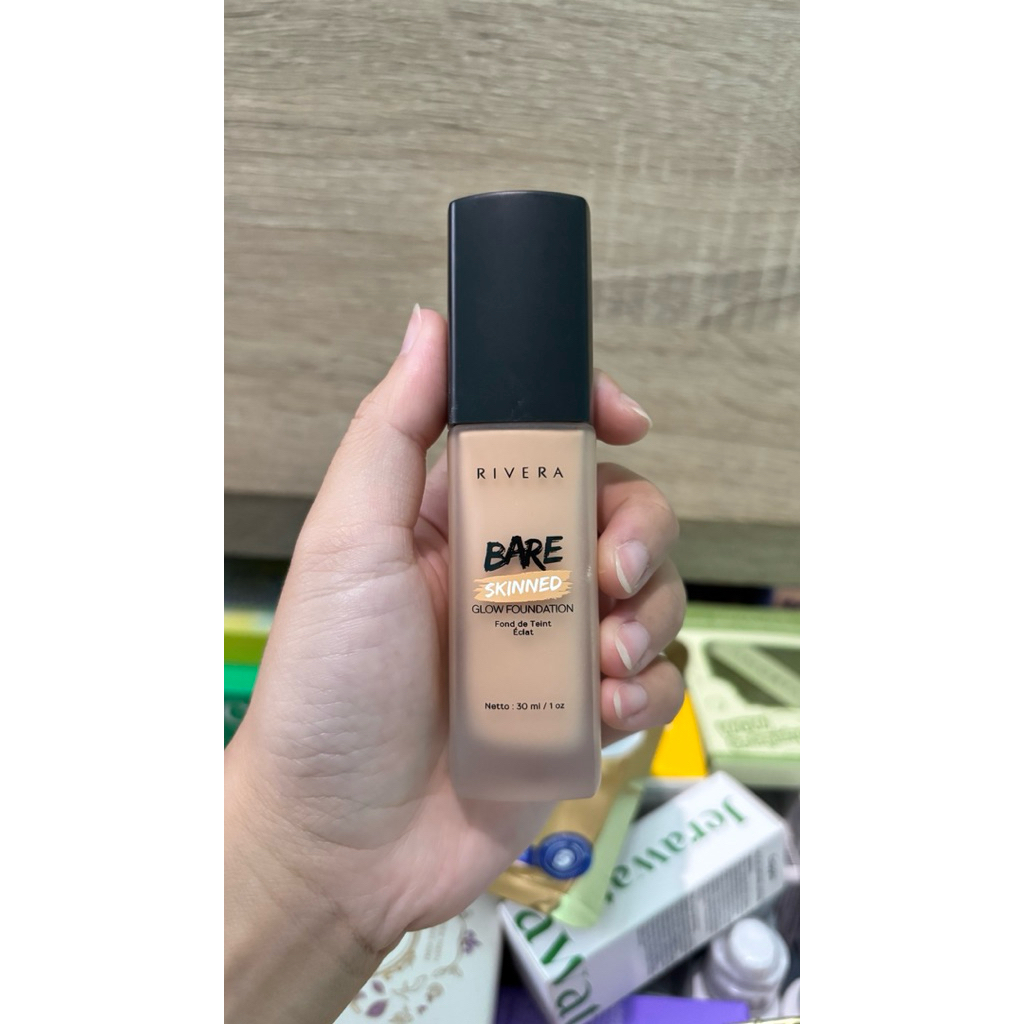 RIVERA - BARESKINNED Glow Foundation 30ml (02 MEDIUM) | SKINTINT SERUM, for NORMAL & SENSITIVE SKIN,