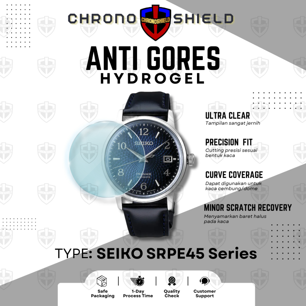 ANTI GORES HYDROGEL Seiko Presage SRPE45J1 SRPE43J1
