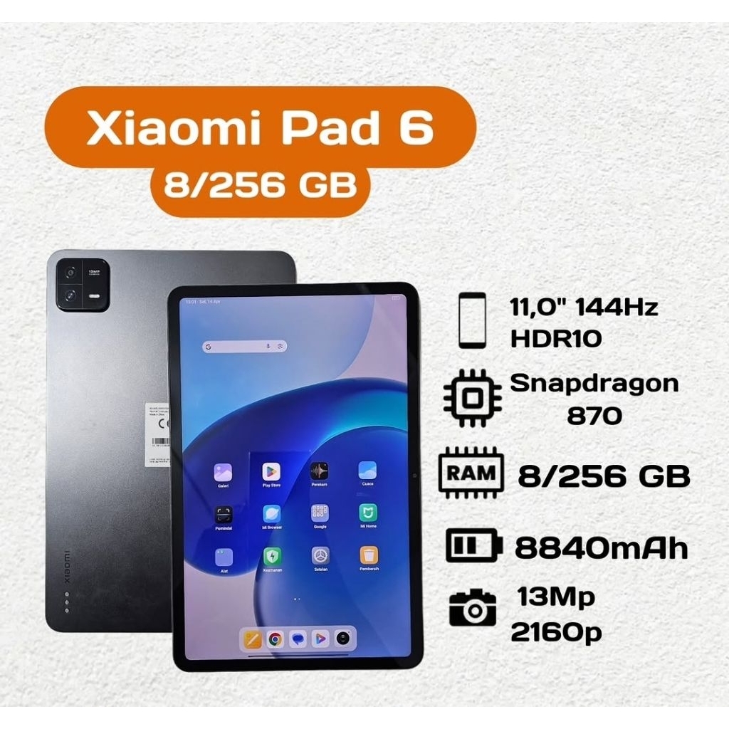 Xiaomi Pad 6 8/256 GB Second