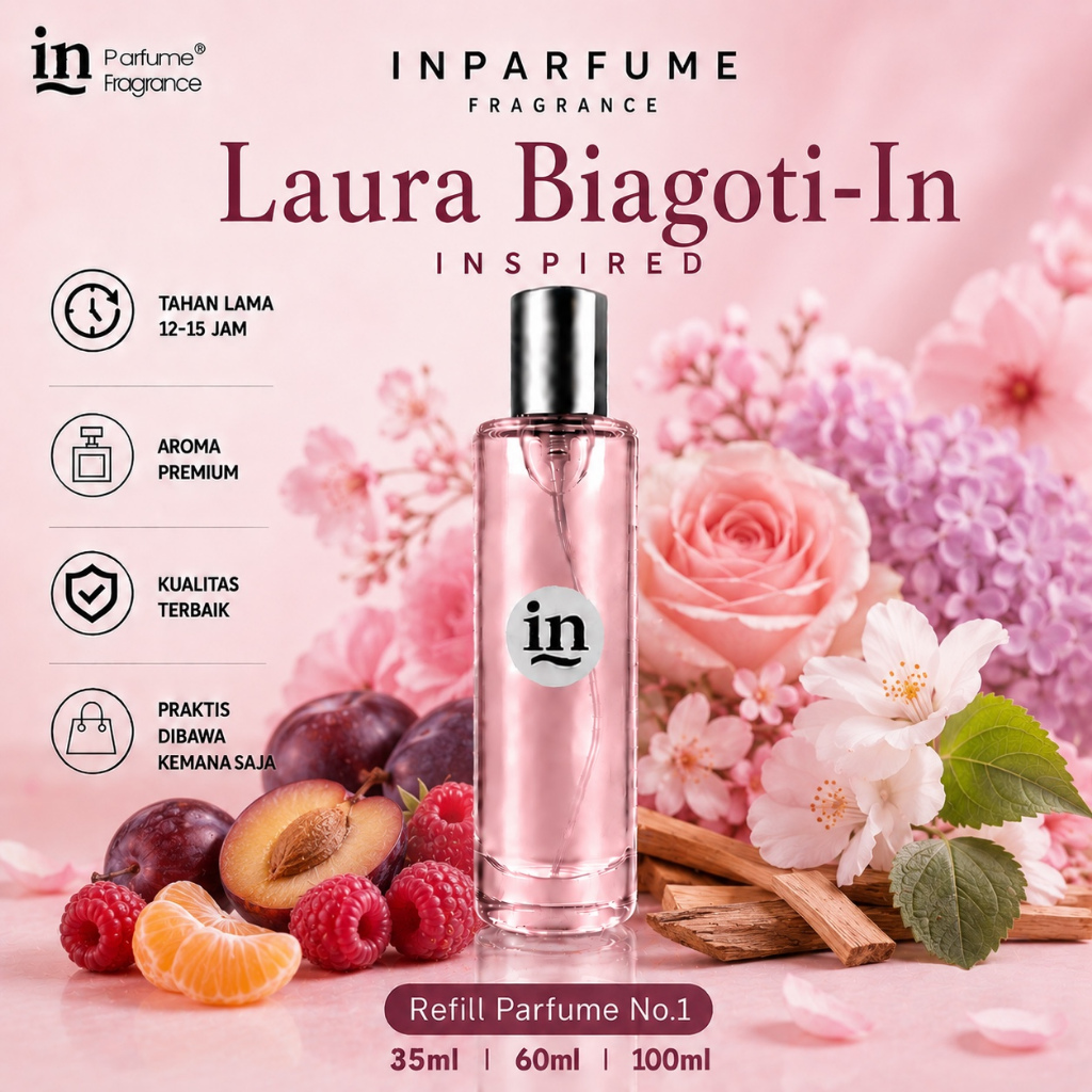 Laura Biagiotti LovelyIn Inspired Refill Parfume By Inparfume Fragrance wangi unisex