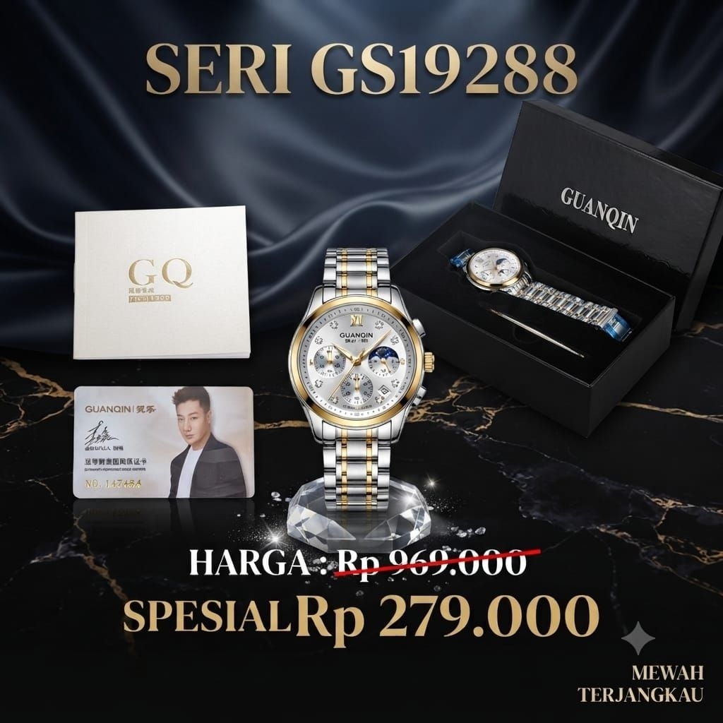 Jam tangan Guanqin seri GS19288