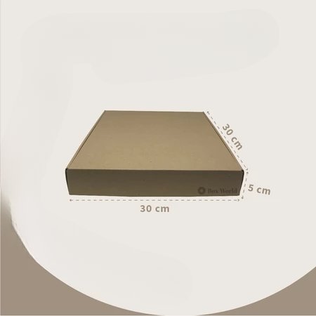 Kardus Karton Box Packing Makanan Baju 30x30x5cm