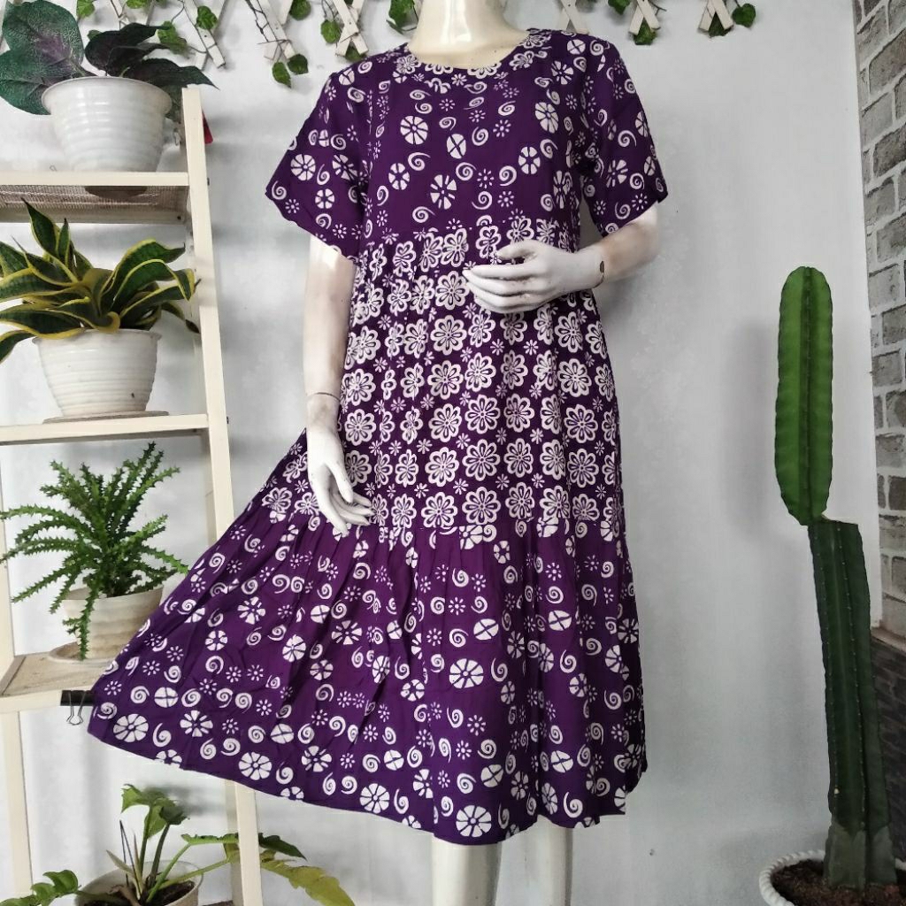 Daster Luza Original (Ld104,Pb110) DS Susun Batik Butik Premium