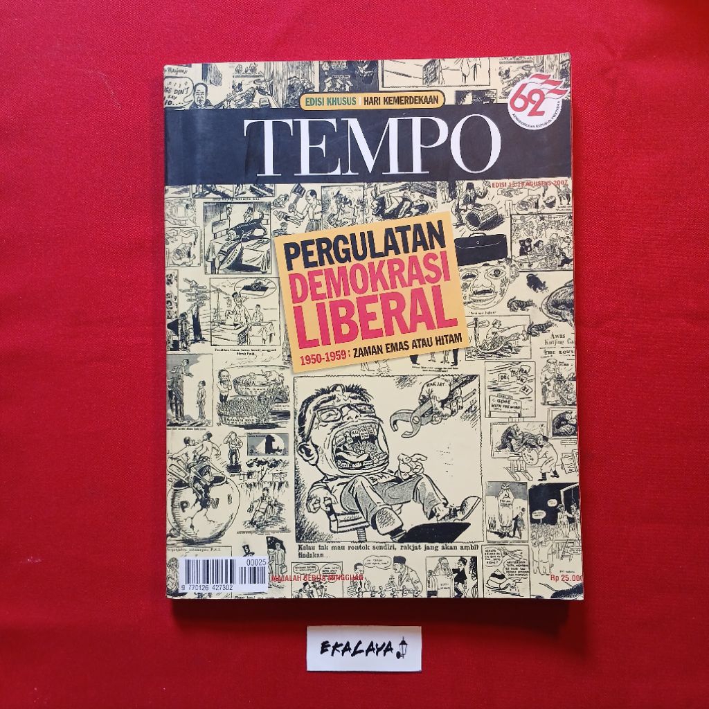 Majalah TEMPO EDISI KHUSUS KEMERDEKAAN (Pergulatan Demokrasi Liberal 1950-1959 : Zaman Emas Atau Hit