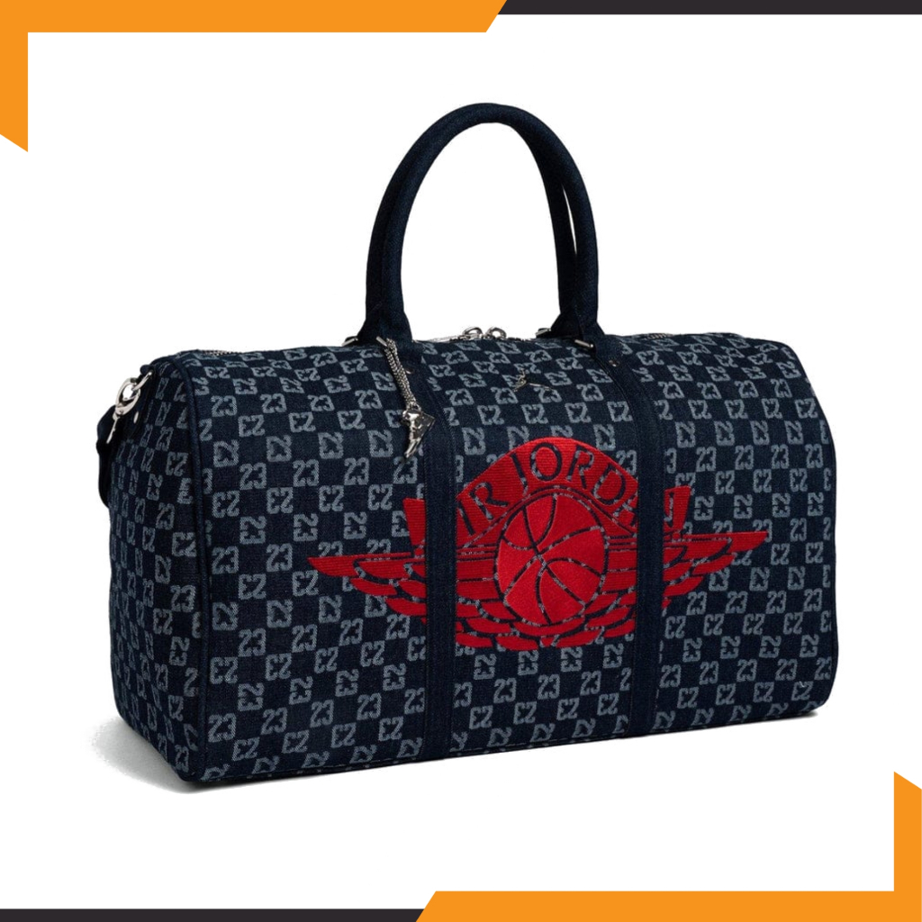 Jordan duffle monogram tas travel bag traveling daily gym sporty 40 liter