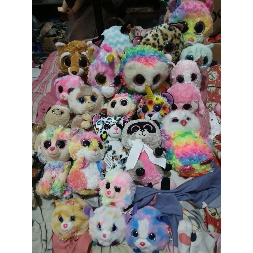 paket mabel ty 24 boneka,mata aman brand ori ty aman