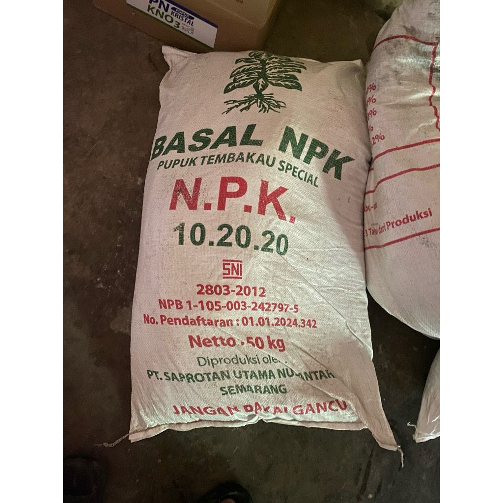 Npk Basal 10/20/20 pak tani 50kg