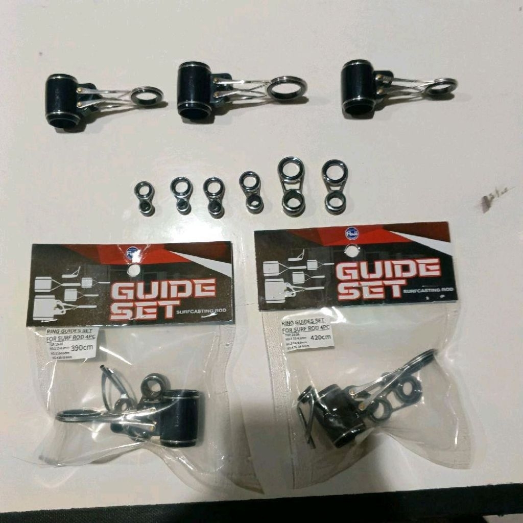 FUJI Ring Joran Surf Jual Satu Sesuai Ukuran 10/12/16/20/25 Guide Set untuk Joran Surf