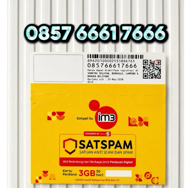 nomor cantik indosat 666