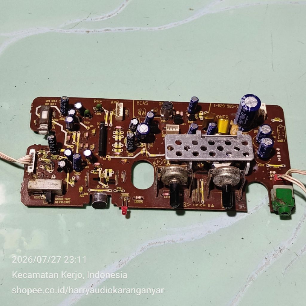 BELUM DITEST Modul Power-Amp IC LA4597 Ori Lepasan Radio Mini Compo SONY – Dikirim Sesuai Foto