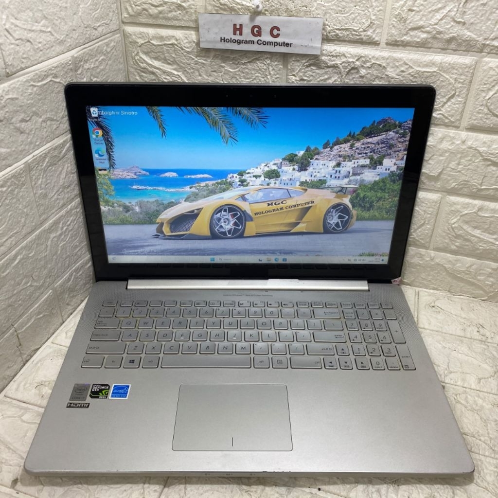LAPTOP ASUS GAMING  CORE I7  NVIDIA GTX  960M RAM 8 GB SSD 256  SPESIAL GAME DAN DESAIN