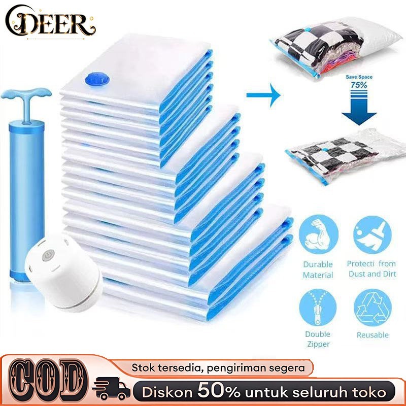 Vacuum Plastik Bag Travel Plastik Vacuum Bag Vacuum Kantong Pakaian