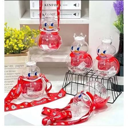 BOTOL MIXUE Tumblr Mixue Botol Minum plus tali Mixue