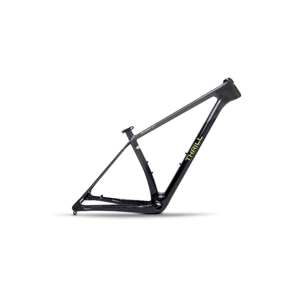 THRILL AGENT Defiant CF 29Inch BF Frame XC Carbon - Size 17.5  Gray/Black. 50099