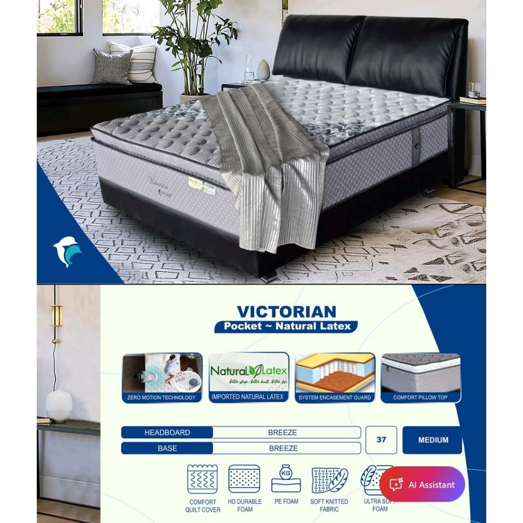 Springbed Ocean Victorian | Kasur Matras Springbed Ocean Murah Palembang | Kaguu Project