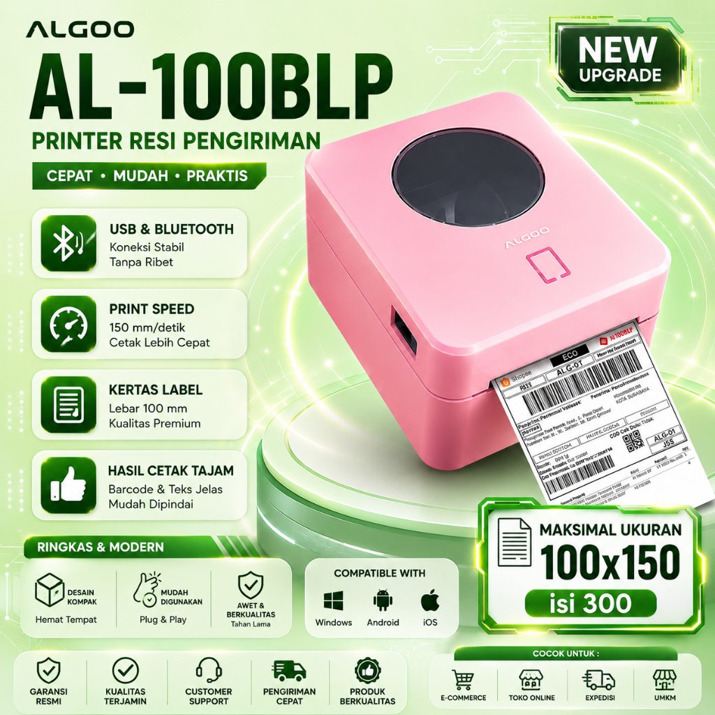 MAMI KASIR PRINTER LABEL RESI BLUETOOTH A6