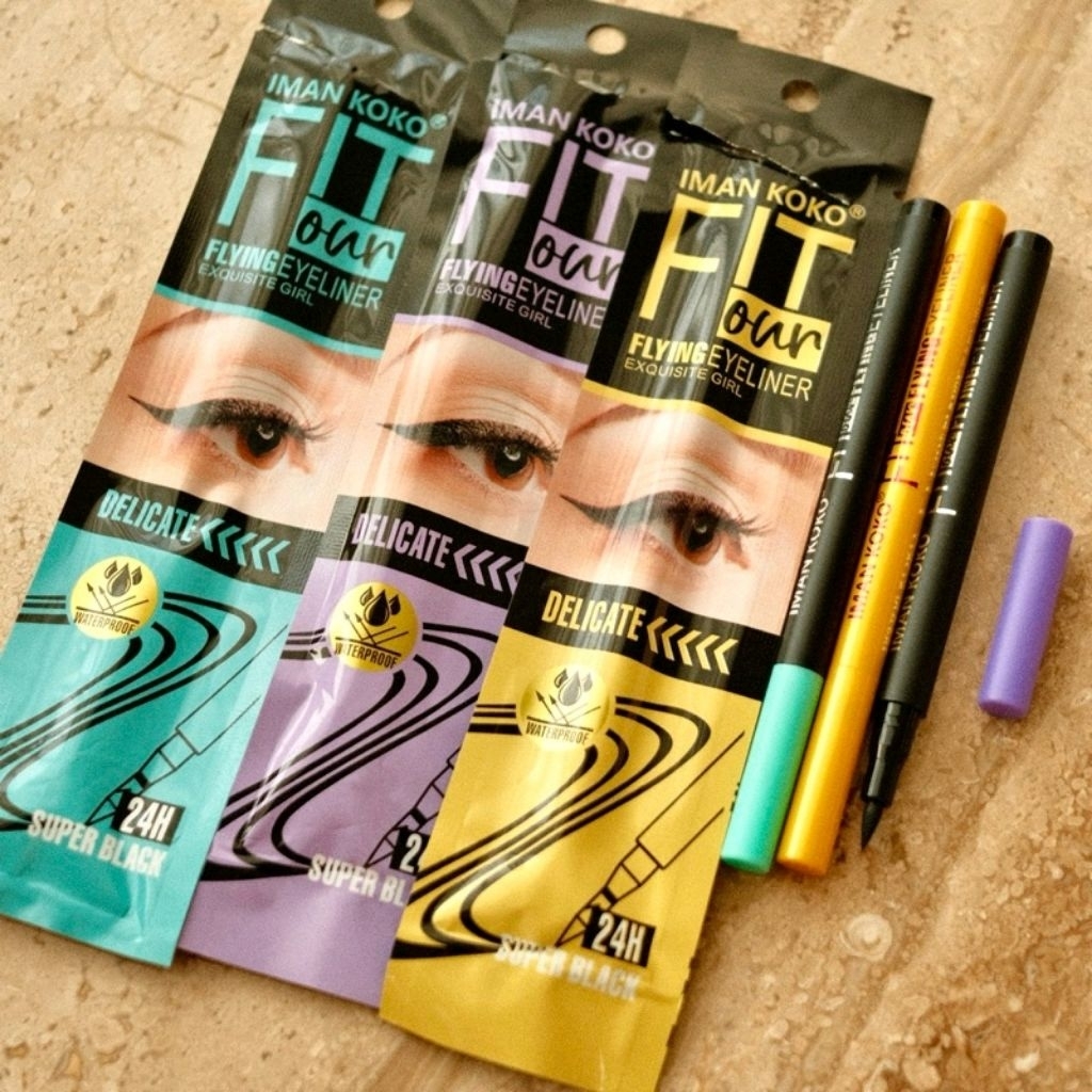 Eyeliner Spidol Maybelline Fit Me Waterproof - Tahan Air, Mudah Diaplikasikan, Kuas Lembut 0.1mm