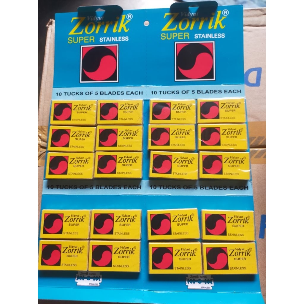 PISAU CUKUR ZORRIK/SILET ZORRIK TAJAM/ASLI/SUPER PLATINUM