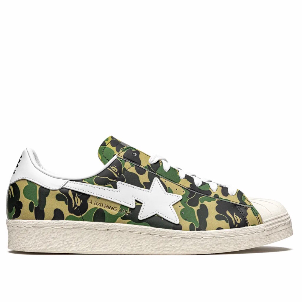 ADIDAS SUPERSTAR 80s A BATHING APE BAPE CAMO ORIGINAL