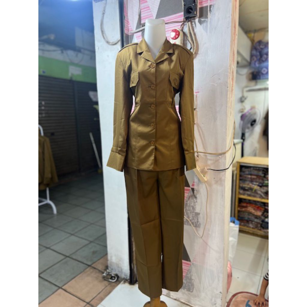 Seragam Elponte Blazer Pemda Rok/Celana