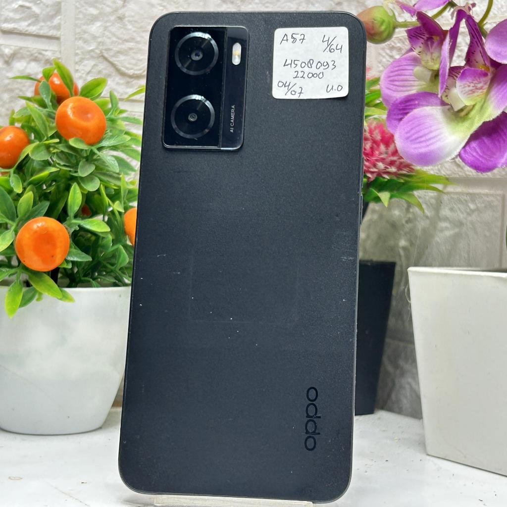 OPPO A57 2022 4/64GB Hitam Bekas Second Resmi OPPO