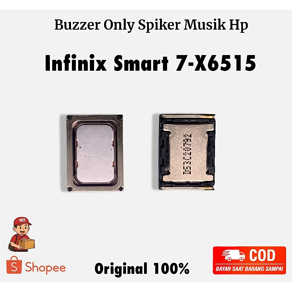 Buzzer Spiker Musik Hp Infinix Smart 7 X6515 Original Suara Jernih