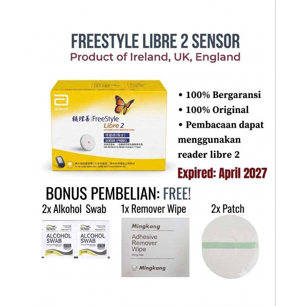 Freestyle Libre 2 Sensor Original Abbott
