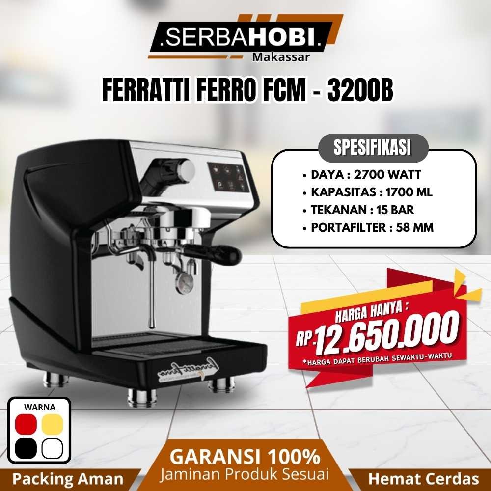 Coffee Maker Espresso Machine FCM3200B / Mesin Kopi FCM-3200B