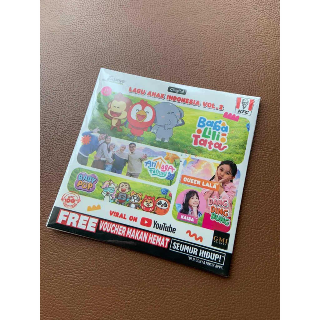Kaset VCD DVD Anak & Jadul Original KFC