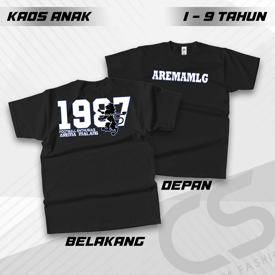 kaos Anak AREMA MALANG  AREMA 1987  Kaos Distro AREMANIA DTHREATS