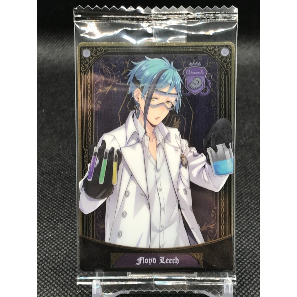 Floyd Leech Disney Twisted Wonderland Wafer Card BANDAI