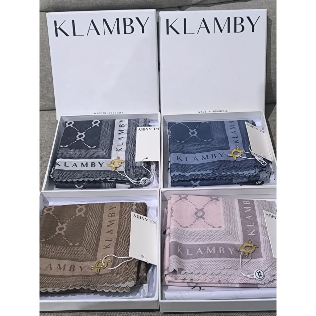MONOGRAM SCARF KLAMBY (new)