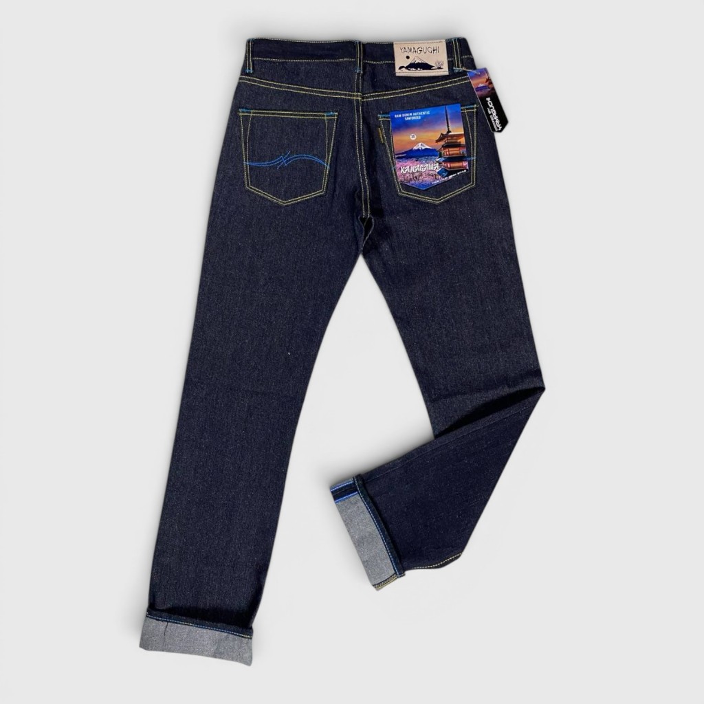 Denim Slimfit 15oz Sunforized UK 22-40 Selvedge Accent Original