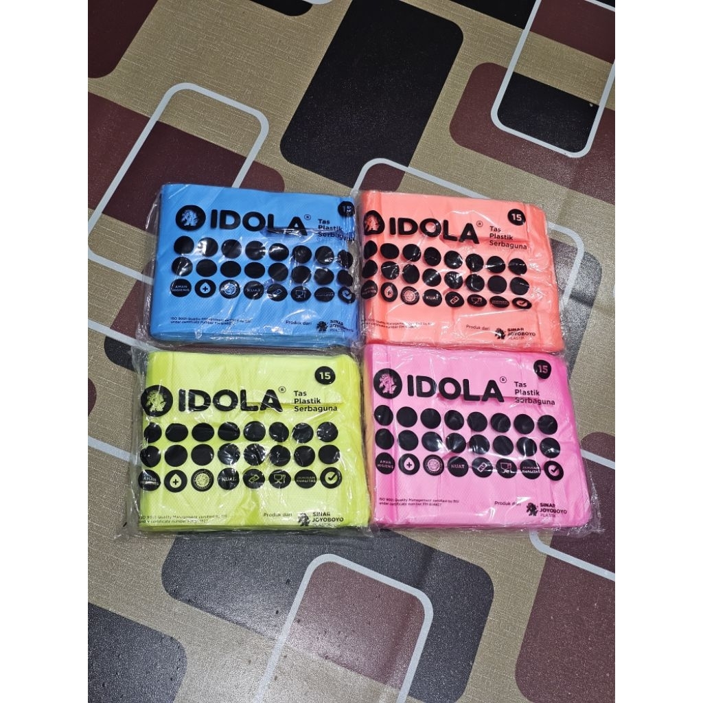 IDOLA WARNA KANTONG PLASTIK