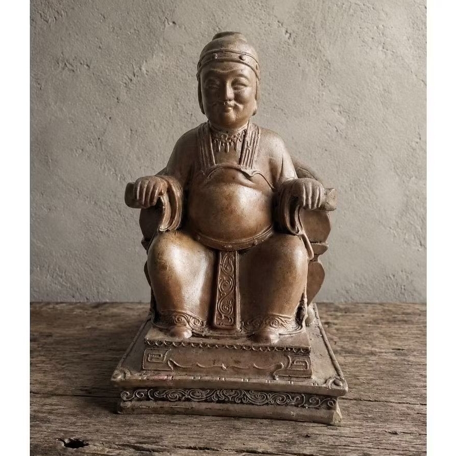 Patung Kaisar/Dewa Tao China Tiongkok jadul vintage antik