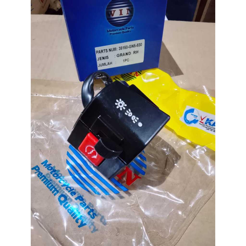 Holder Saklar Kanan Motor Grand - Original WIN