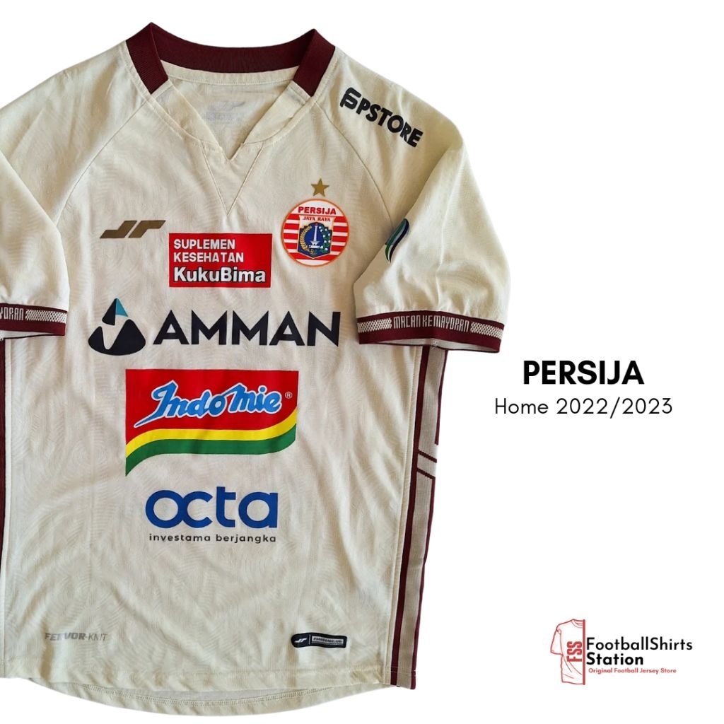 Jersey Persija Jakarta Away Player Issue 2022/2023 Nameset Osvaldo Haay Size M Original Juara
