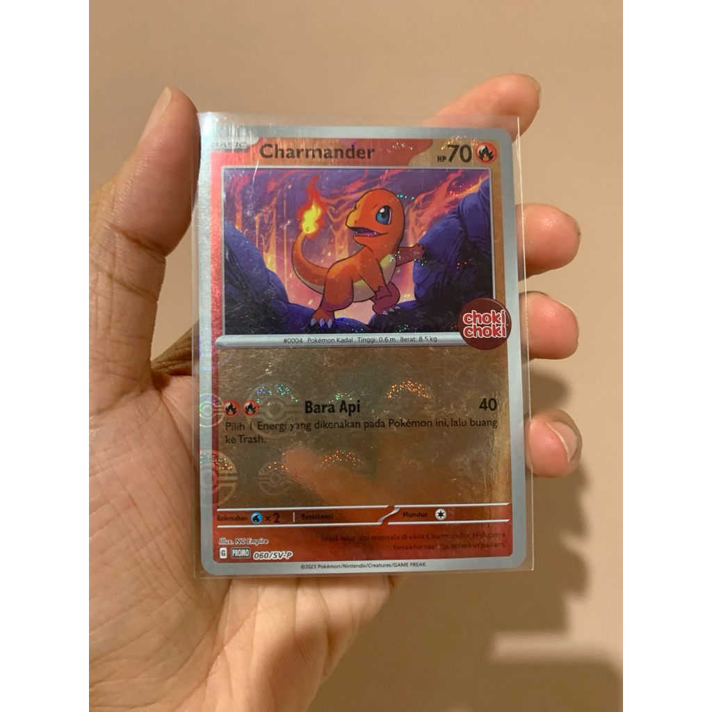 Charmander Pokemon TCG Promo choki-choki HOLO
