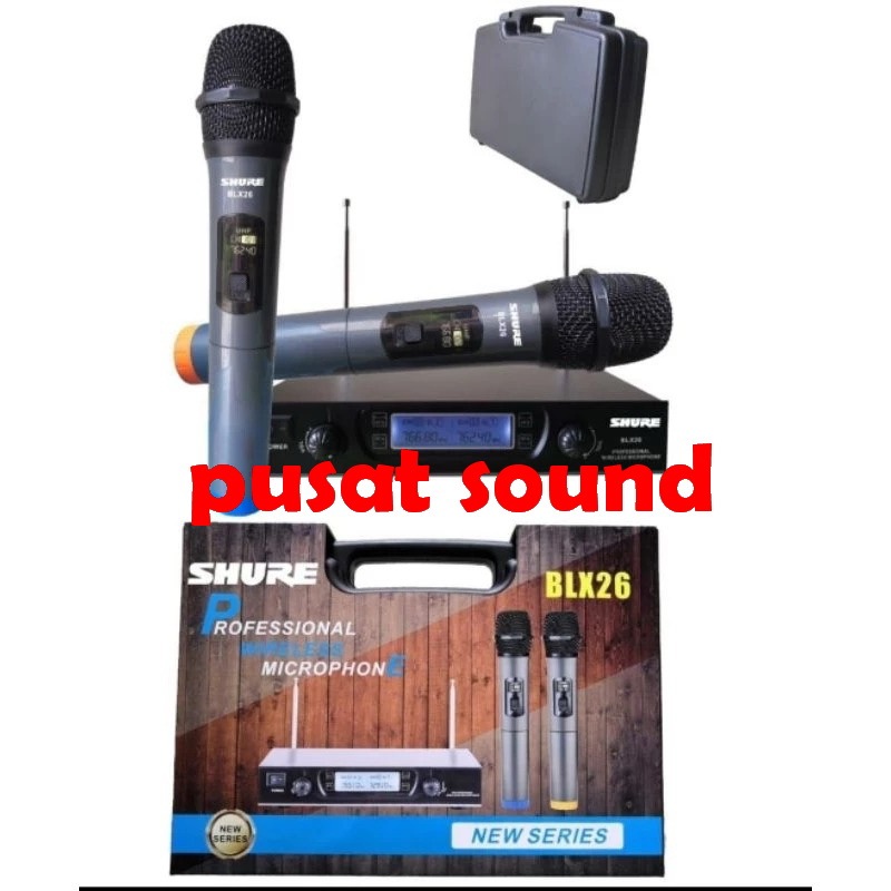 Mic Wireless Sh Blx26/Blx 26 Free Koper ( Handheld )