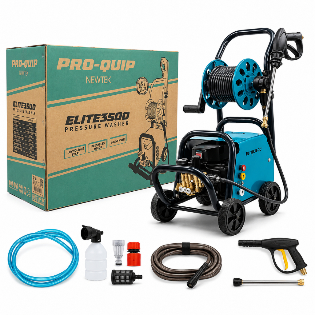 PROQUIP Jet Cleaner ELITE3500 Pressure Washer 150 bar Cuci Motor Mobil