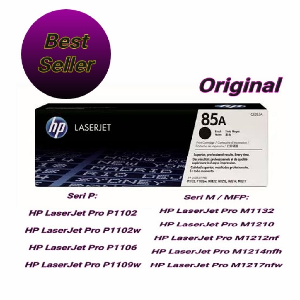 Toner HP 85A Hitam - Original