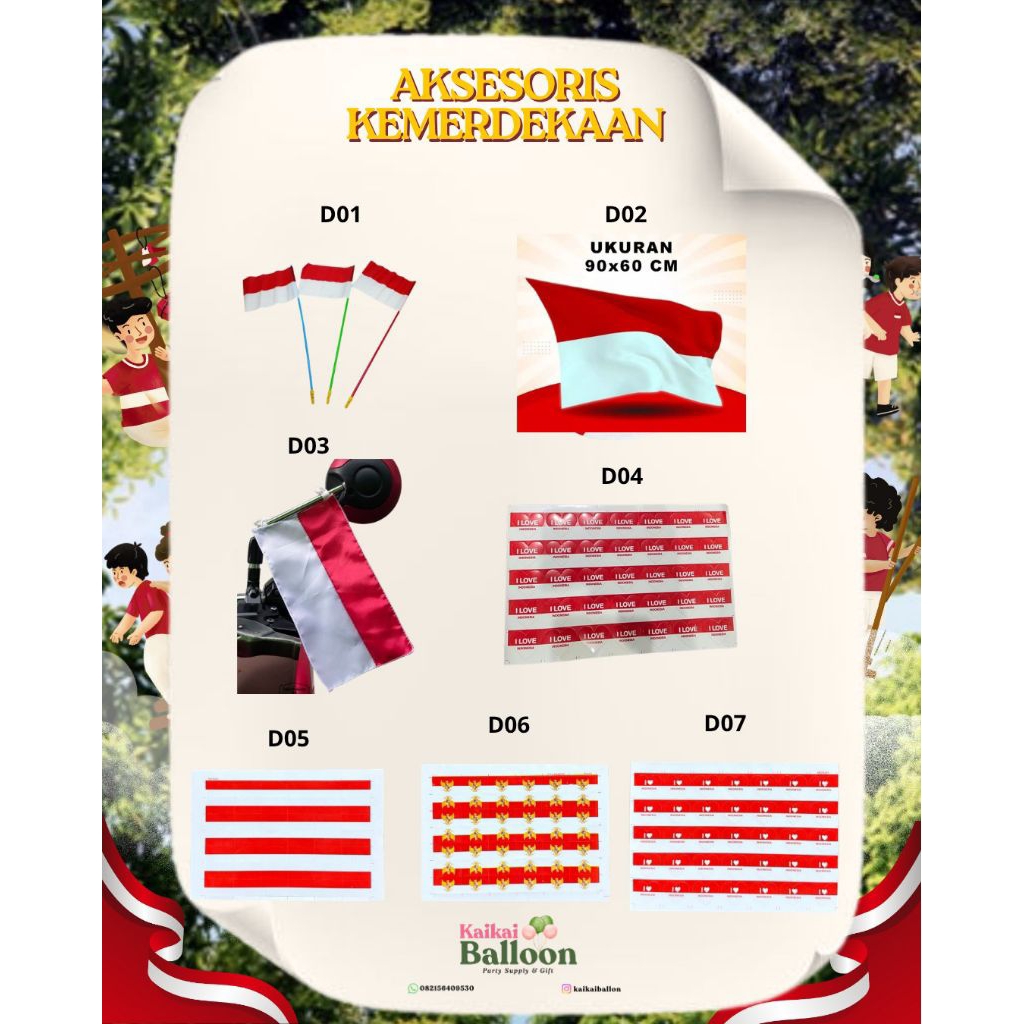 Aksesoris Kemerdekaan 17 Agustus