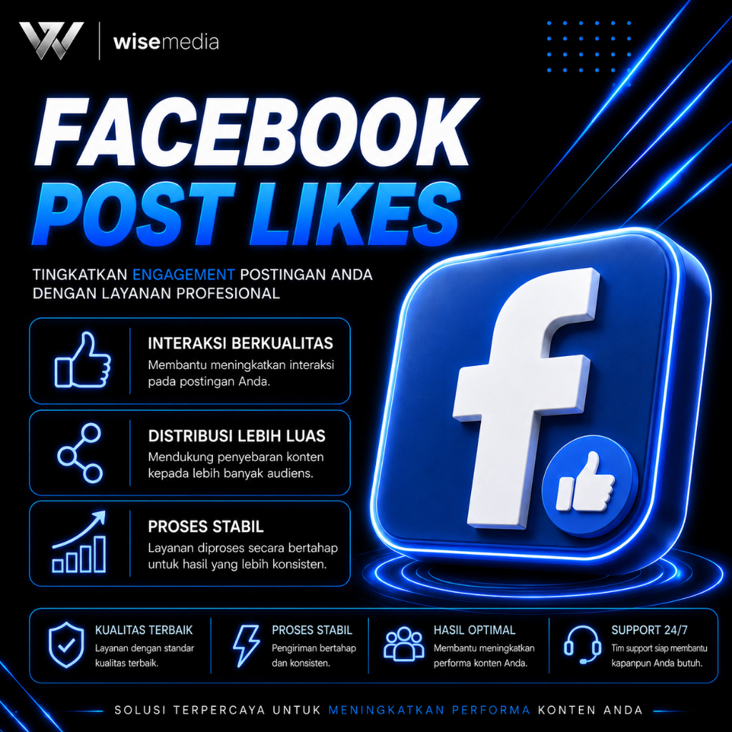 Facebook Post Likes | Tambah Like Postingan Facebook | Like Fb | Fast Process